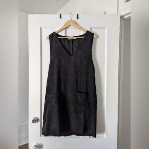 Corduroy Dress - Black